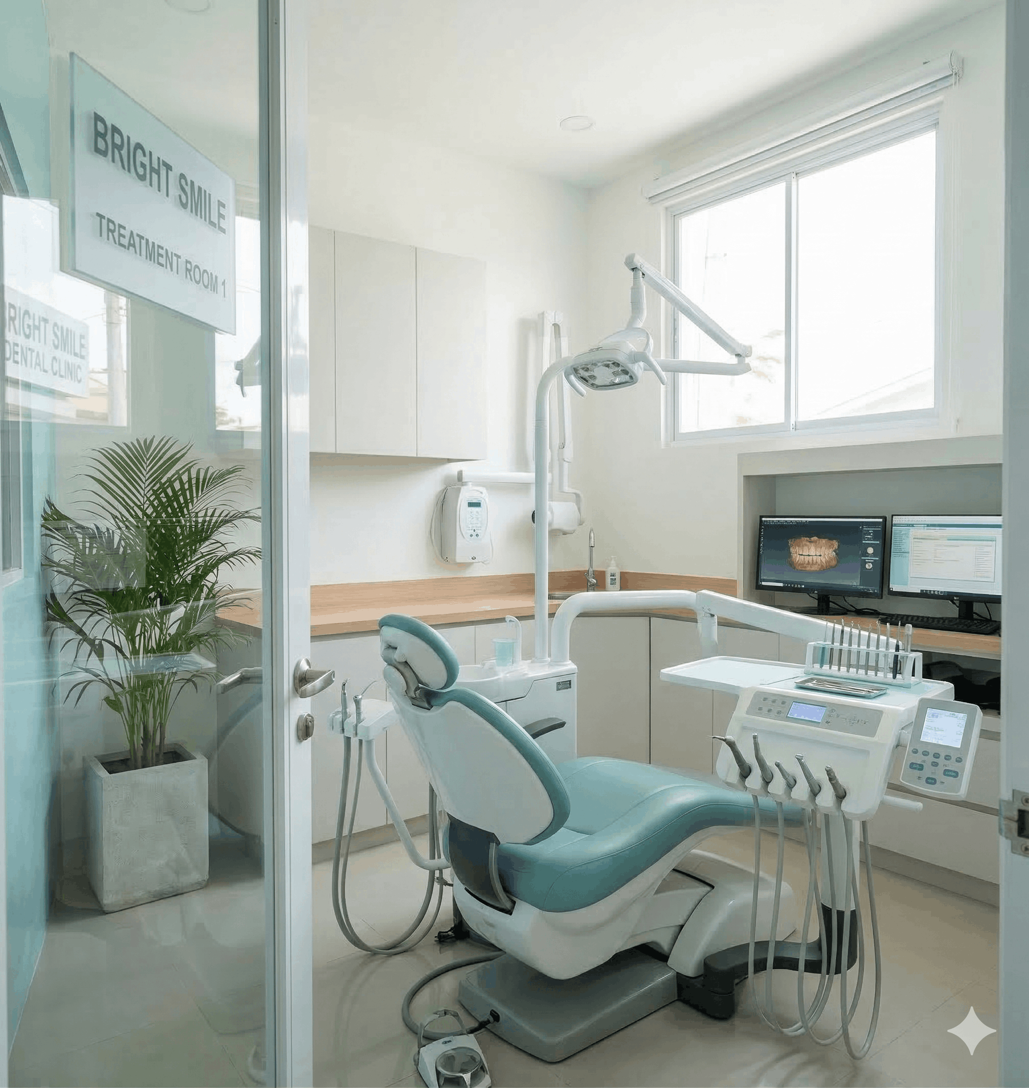 Modern treatment room